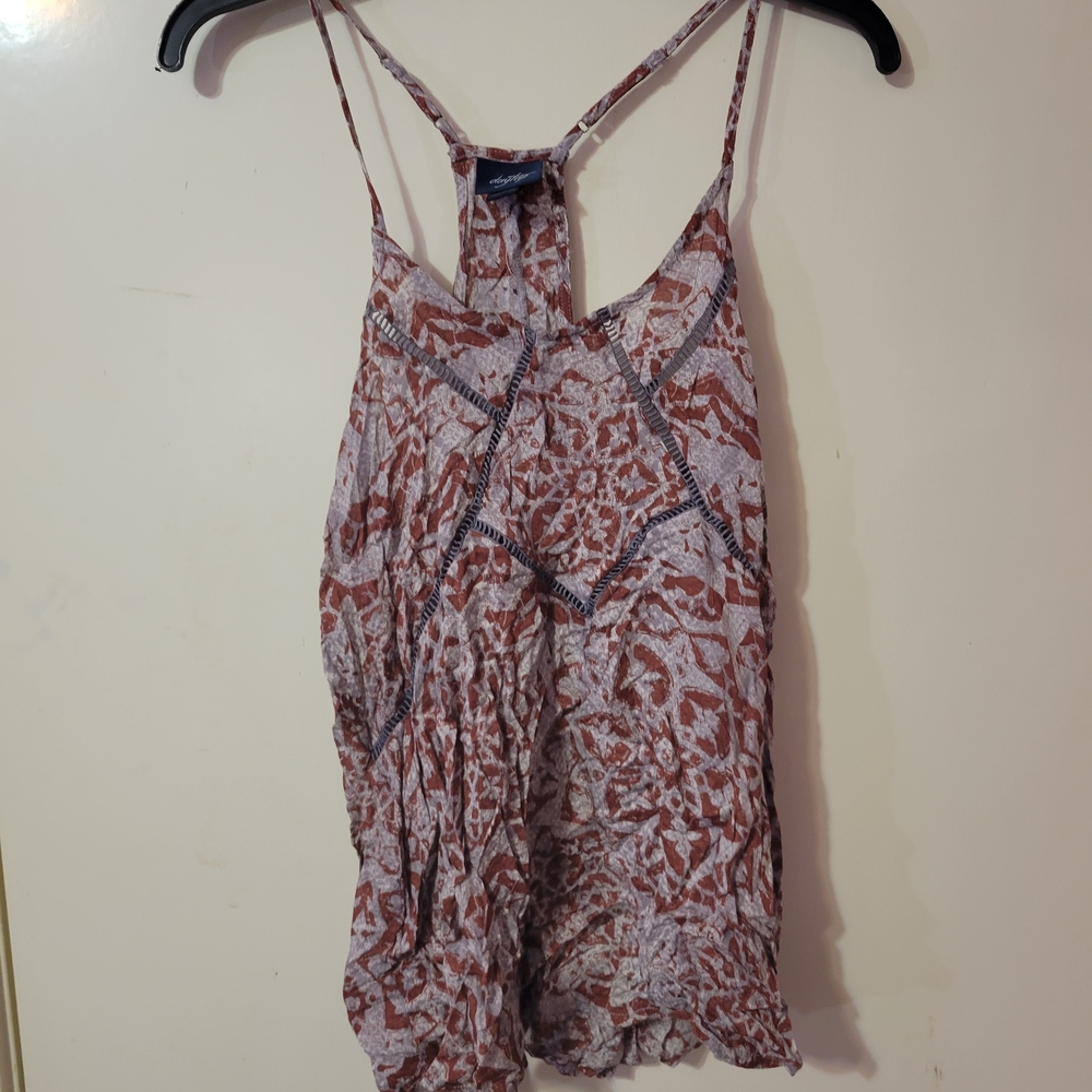 Daytrip Red and White Patterned Camisole